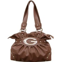G Style Brown Double Handle Bag